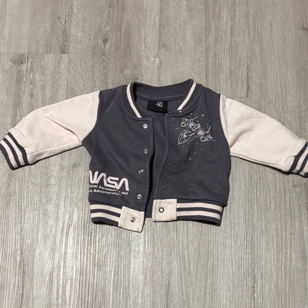 Primark Gray and Cream Kids Jacket